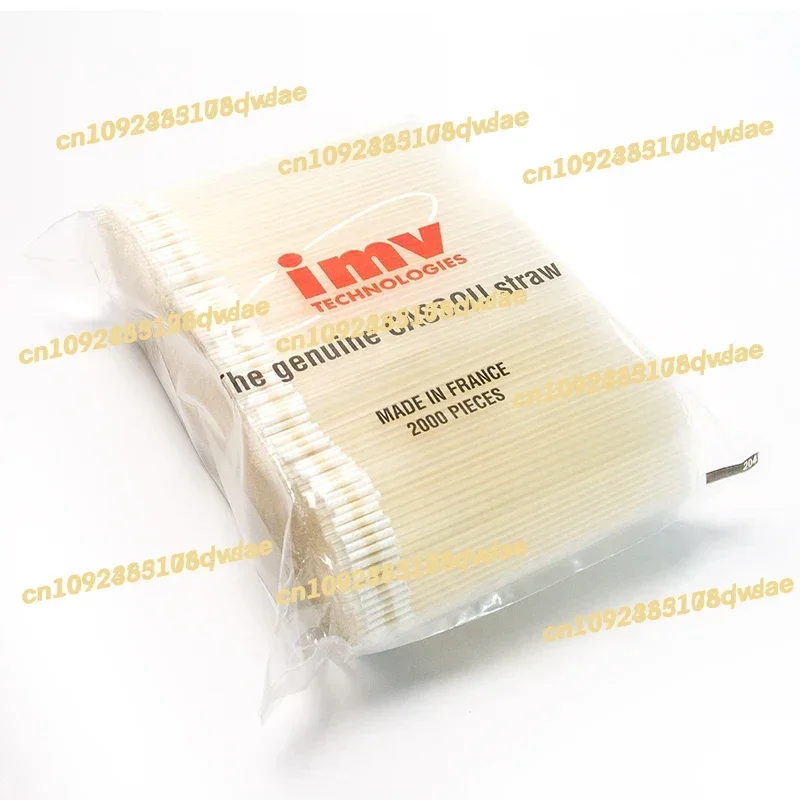 Tubo fino de Semen congelado de ganado de 0,25 Ml, tubo Seminal congelado de Bovino IMV, 2000 Uds., inseminación Artificial de vaca, congela el tubo fino