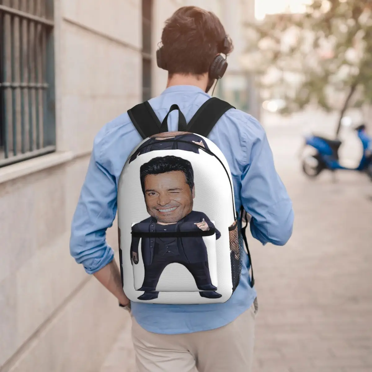 

Chayanne Chiquito Meme Backpack Student BookBag Children School Bag Computer Shoulder Bags for Men Women