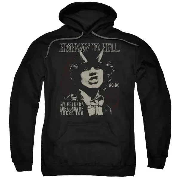 

2024 Uropean and American Rock Band AC Autumn Winter 100%Cotton Hooded Sweater DC Men and Women with The Same Pullover Hoodie