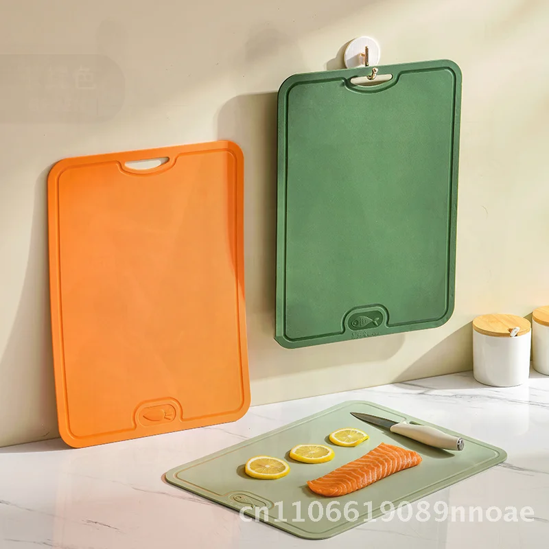 

Multifunctional TPU Cutting Board Double-Sided Wall-Mounted Kitchen Chopping Board Antibacterial Anti-Mold for Household Use
