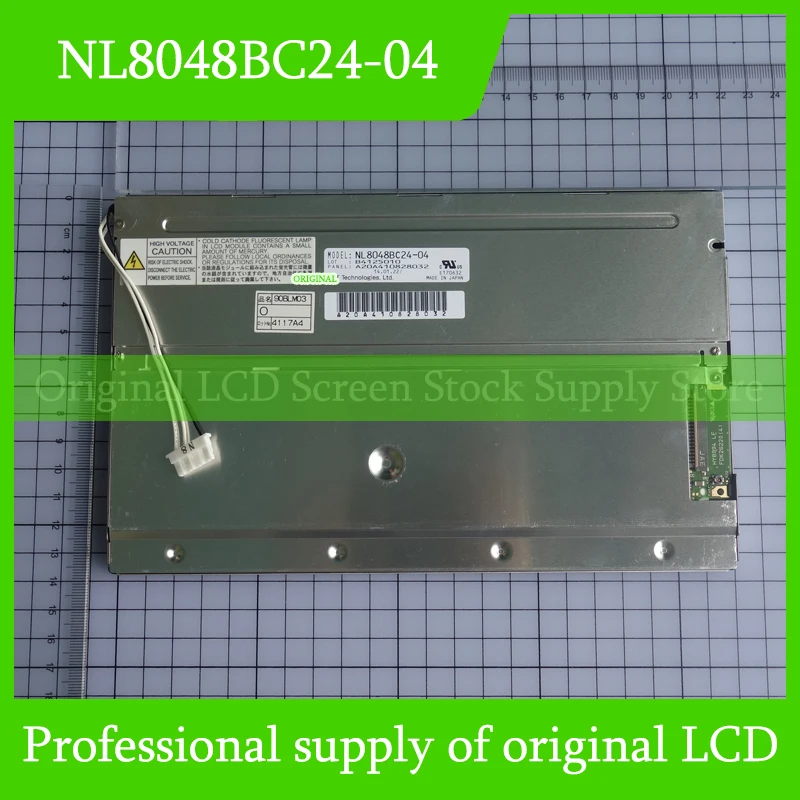 Tela LCD original para NEC, painel de exibição, novo, 9,0 polegadas, NL8048BC24-04