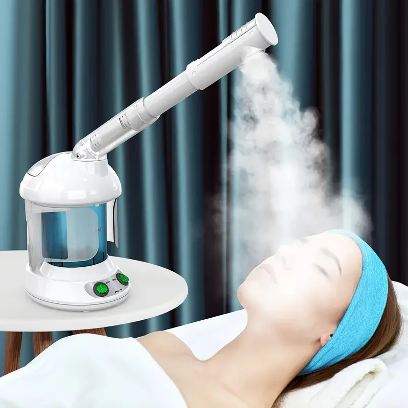 Professional Facial Steamer Nano Mist Vaporizer for Skin Hydration Deep Cleansing and Moisturizing Face Sprayer for Skin Care