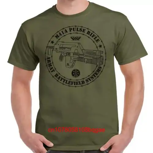 Armat Systems M41A Pulse Rifle Military Green T Shirt long or short sleeves