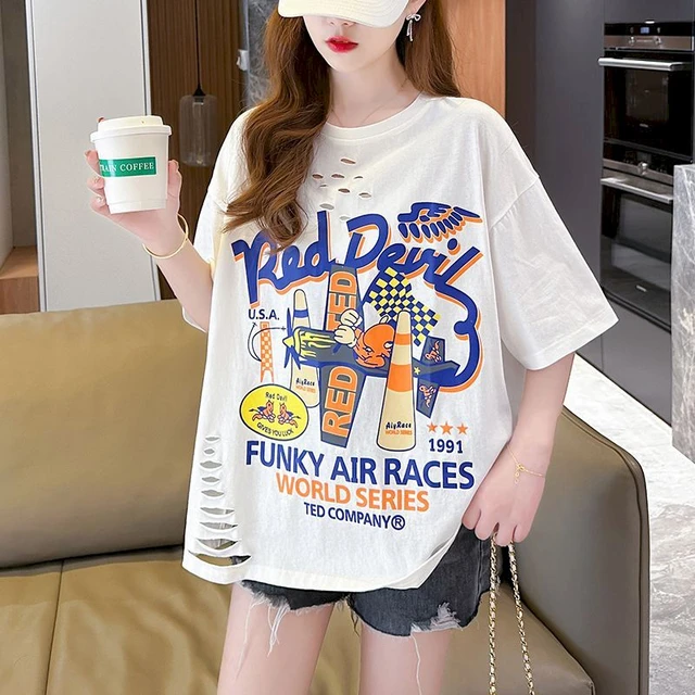 Funky t shirts for women sale