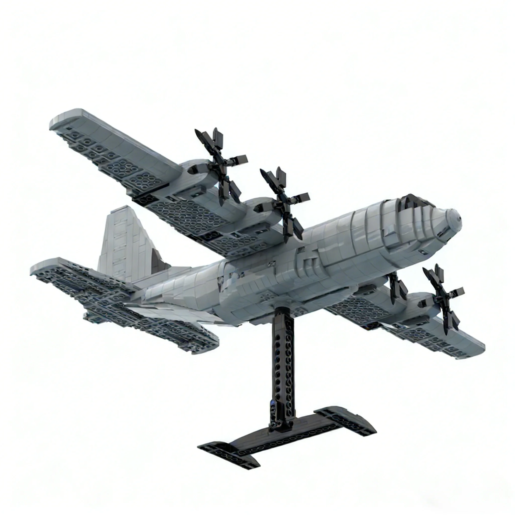 1609ピース 飛行機ブロック C-130-J スーパーヘラクレス MOC カスタマイズ モジュラービルディングブロックモデル シンプルテクノロジー DIY ホリデーおもちゃギフト