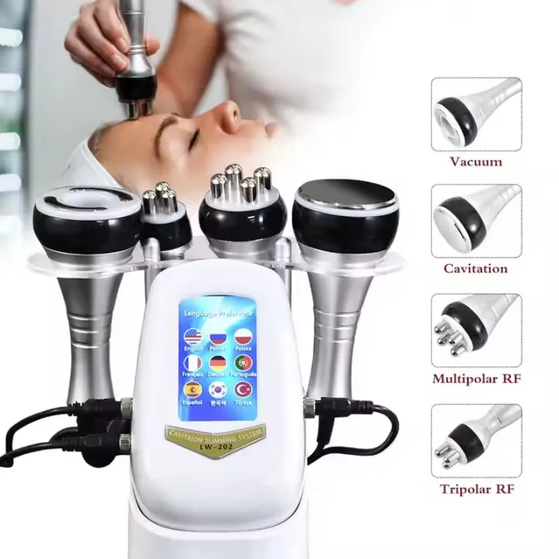 

40K Cavitation Body Sculpting Machine Radio Frequency SKin Tightening Weight Loss Facial Lifting Anti Cellulite Beauty Machine
