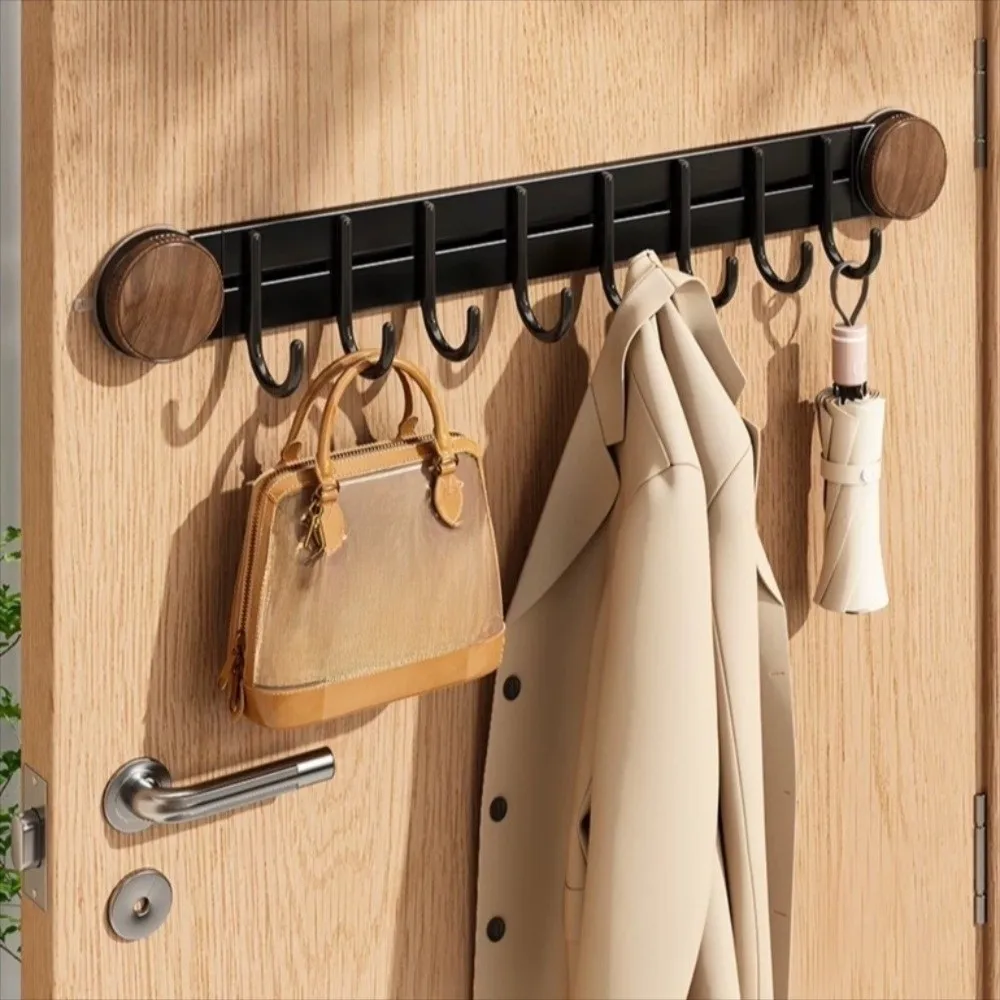 

4/6 Hooks Vacuum Suction Cup Hooks Wall-Mounted Traceless Hanging Clothes Hooks No Drilling Space Saving Kitchen Storage Hooks