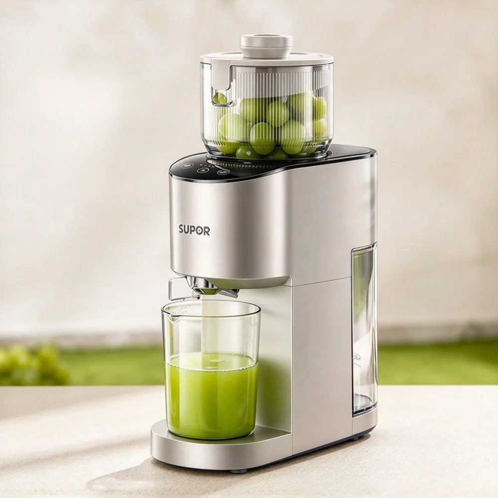 SUPOR Slow Juicer Juice Separation 130mm Large Feed Chute No Cutting Multifunctional Home Food Processor Kitchen Appliances 220V