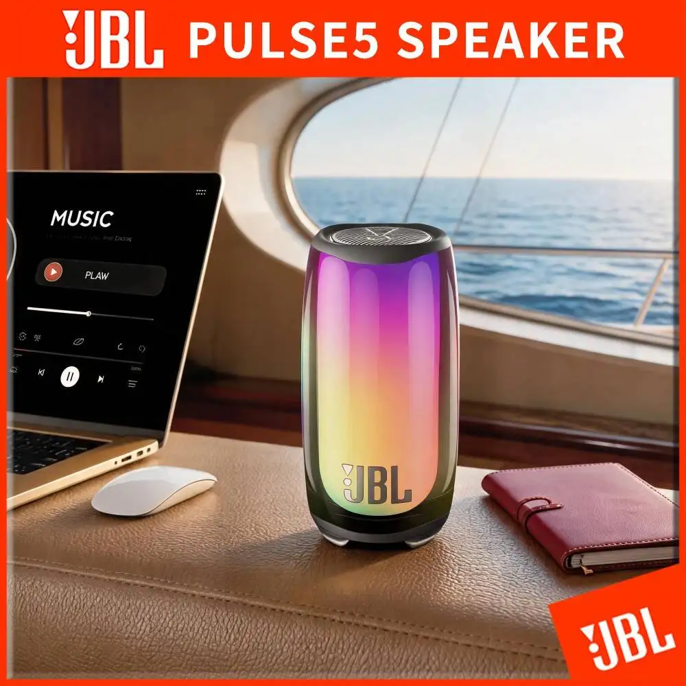 JBL Pulse 5 High-Power Outdoor Bluetooth Speaker Original Pro Sound IP67 Dust Water Proof Rechargeable 360° Light Show