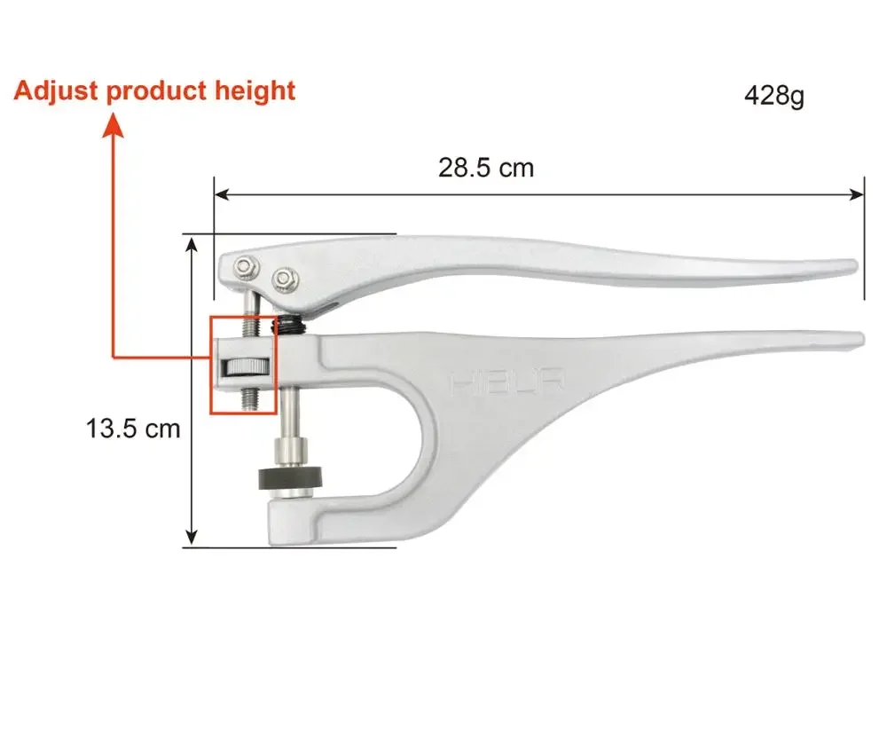 Eyelet Hole Punch Pliers Set Eyelet Hand Press Tool HIBUR