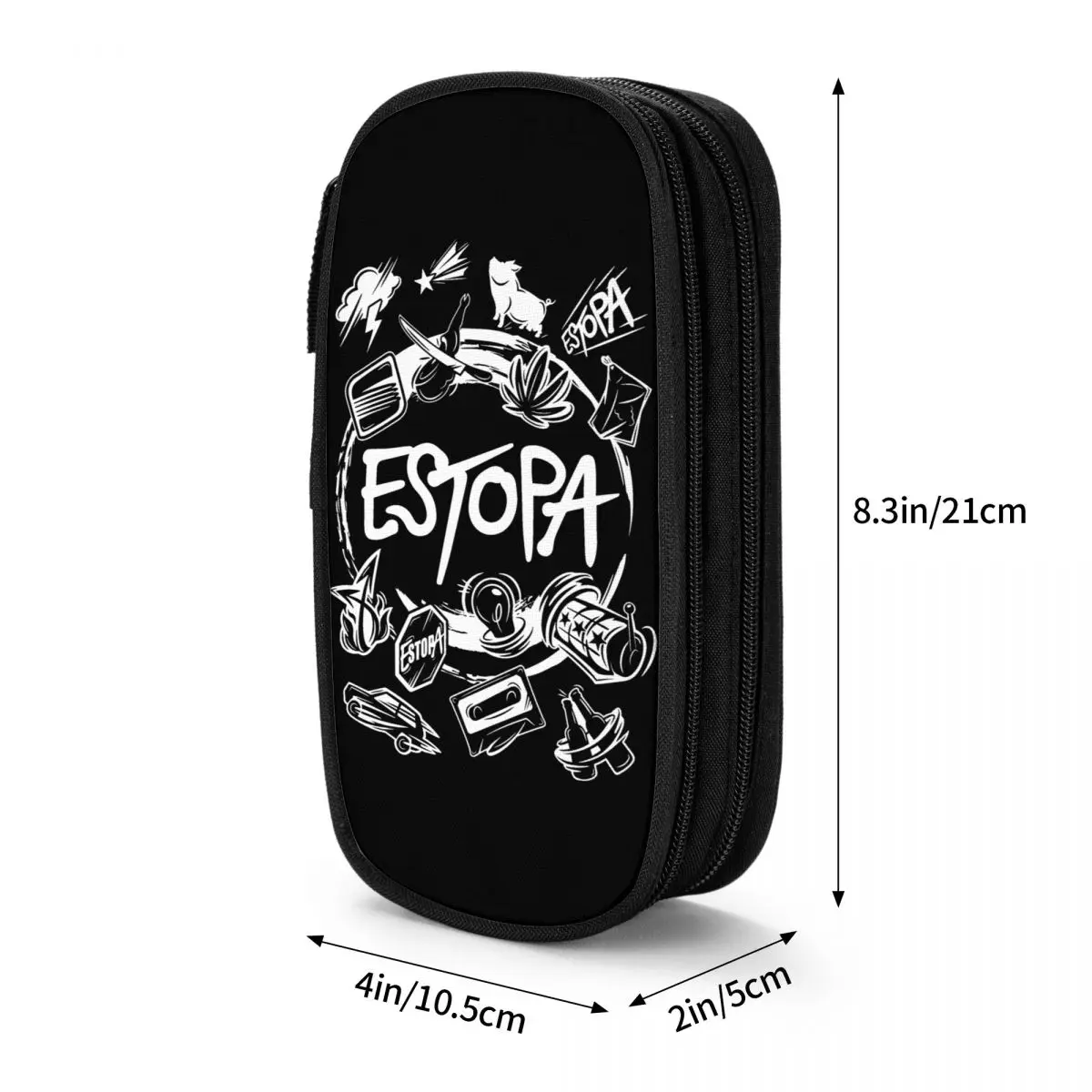 Imagem -03 - Estopa-estopic World Rock Band Merch Pen Box Grande Capacidade Material Escolar Case Infantil Presente Surpresa