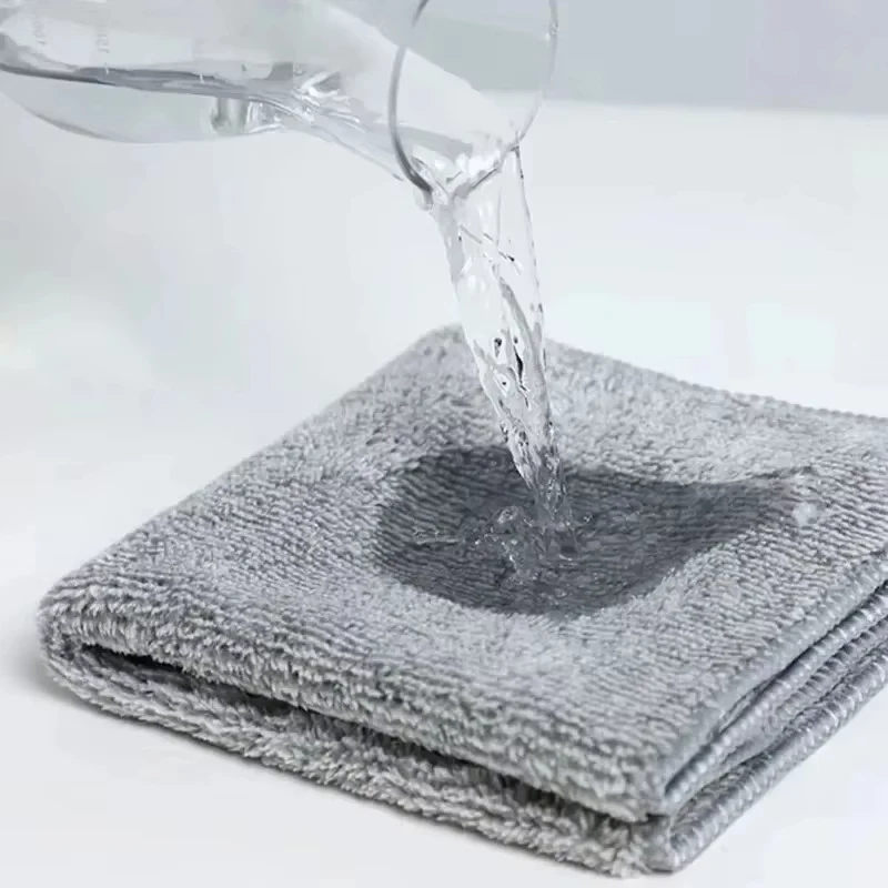1Pc Household Japanese Style Thickened Absorbent Towel Thick Bamboo Charcoal Fiber Cloth Household Non Shedding Degreasing Towel