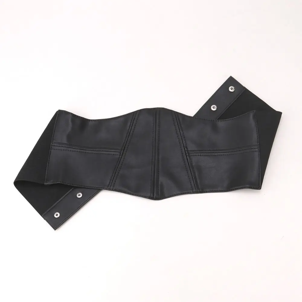 

Personality PU Leather Plus Size Cummerbunds Dress Girdle Strap Female Waistband High Waist Wide Waist Belt Women