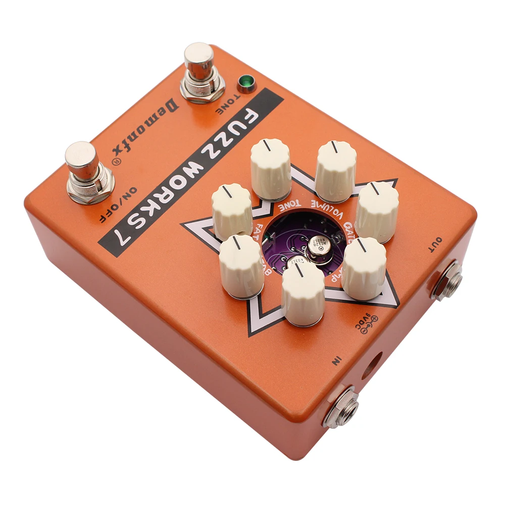 Demonfx-Pédale d\'effet Fuzz nous-mêmes (Factory) 7 JEBass