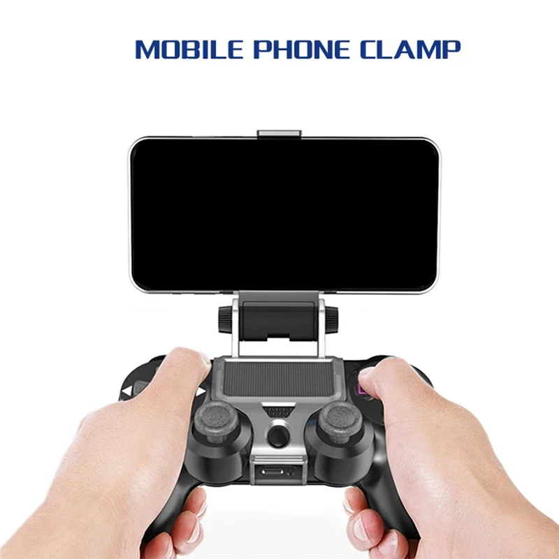 ABSQ-مشبك المشبك جبل حامل جبل حامل سوني PS4 سليم أذرع التحكم في ألعاب الفيديو PS4 برو الهاتف المحمول الذكي