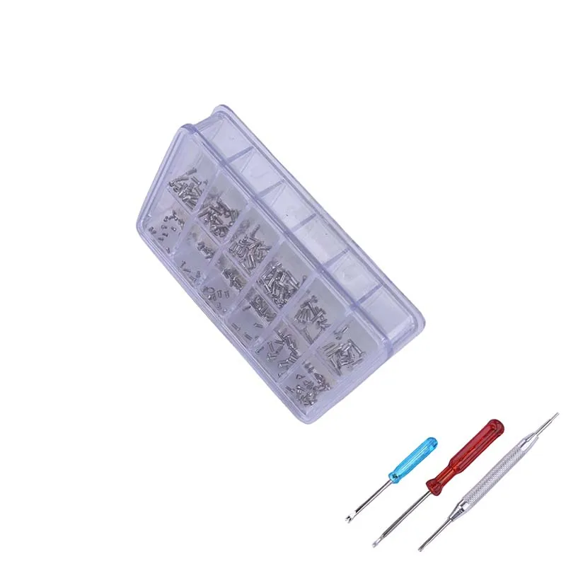 إكسسوارات الساعة 304 مسامير فولاذية كاملة كلمة واحدة متوافقة مع ساعة Hublot الخلفية بخط واحد من الفولاذ المقاوم للصدأ مفك براغي بكلمة واحدة