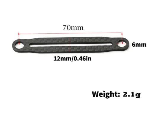 Koolstofvezel Voor Achterste Body Mount Voor Tamiya Tt02 Xv01 Xv02 Rc Auto Upgrade Onderdelen Accessoires