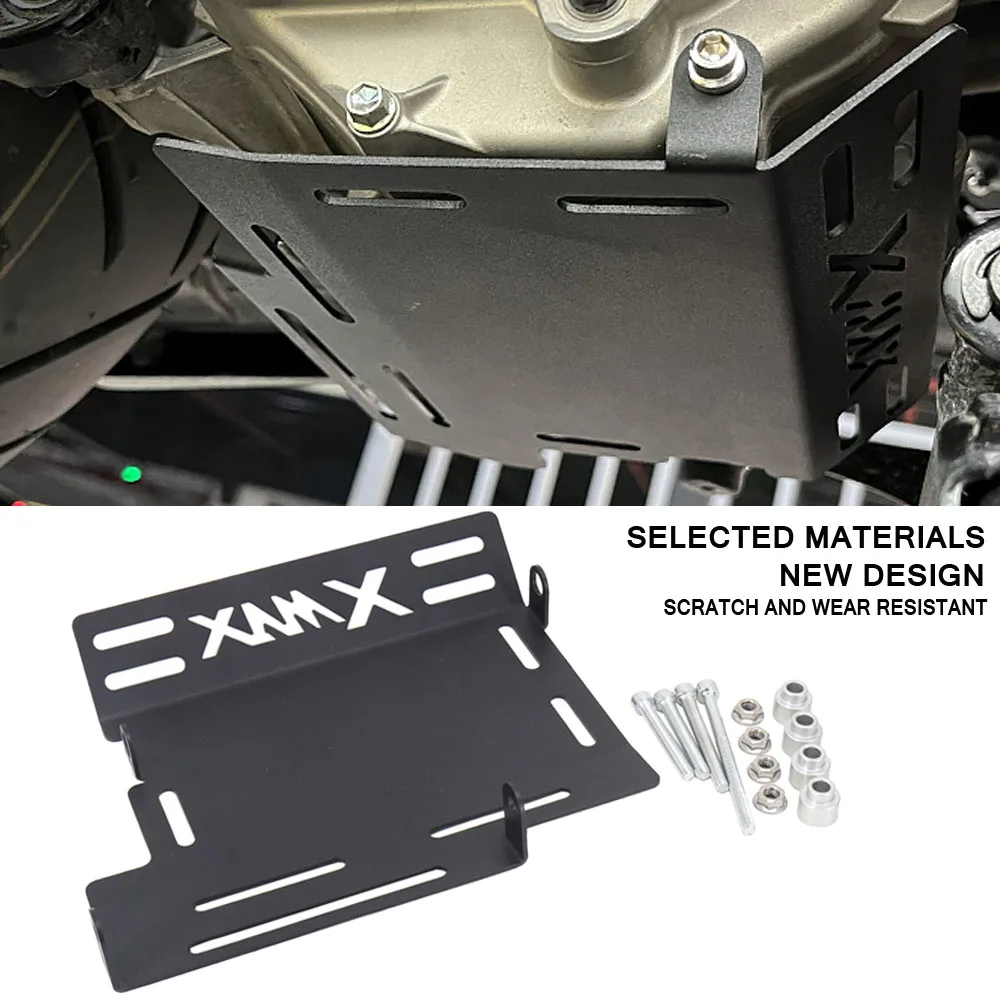 Motorcycle chassis engine splash guard protects Yamaha X-MAX125 X-MAX250 X-MAX300 X-MAX400