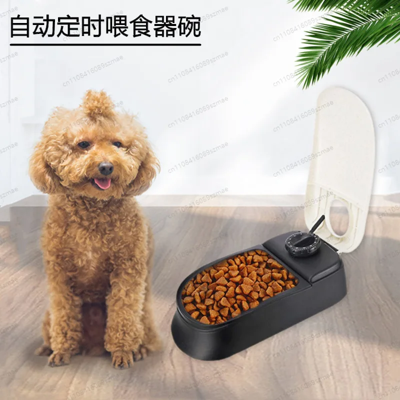 Automatic Pet Food Dispenser Intelligent Timing Quantitative Large Capacity Single Bowl Feeder for Cat Dog Daily Care