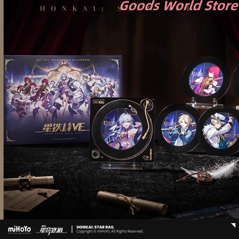 

Original Mihoyo Honkai Star Rail 2024 LIVE Series Commemorative Gift Box Aventurine Robin Danheng Jingyuan Cosplay Costume Gift