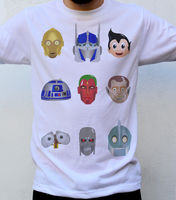 Good Robots T shirt Artwork, C3PO Optimus Astro R2D2 Vision Andrew  T-800  Y2K tops Unisex Summer Short Sleeve