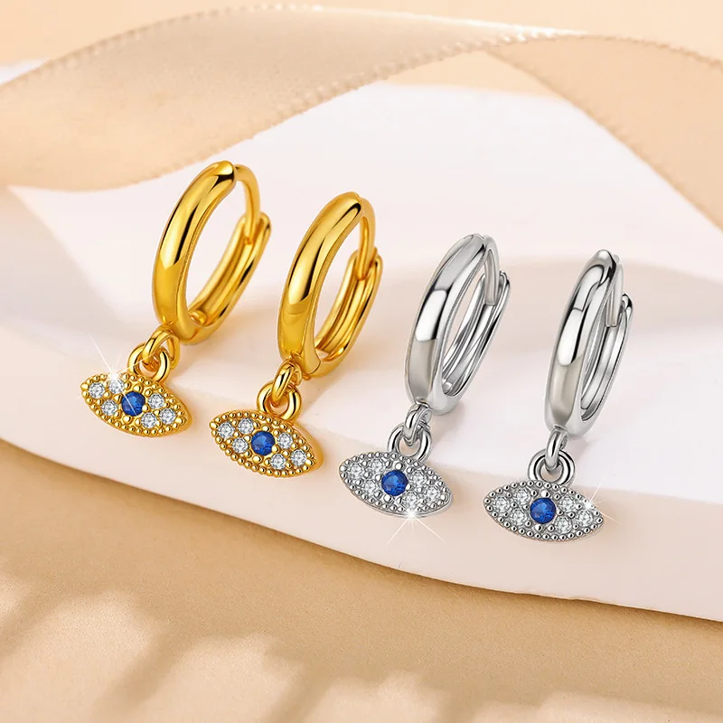 الإبداعية الشيطان العين الماس وأقراط شخصية موضة الاتجاه عطلة حفلة المرأة أقراط مجوهرات هدية #1