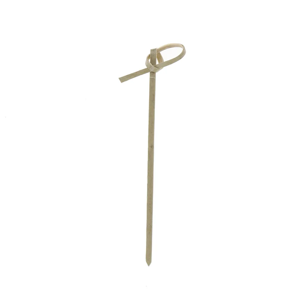 Ali-HMA73-100Pcs/Pack Disposable Bamboo Fork Fruit Desserts Food Cocktail Fruit Picks Fork Sticks Buffet Cupcake Toppers