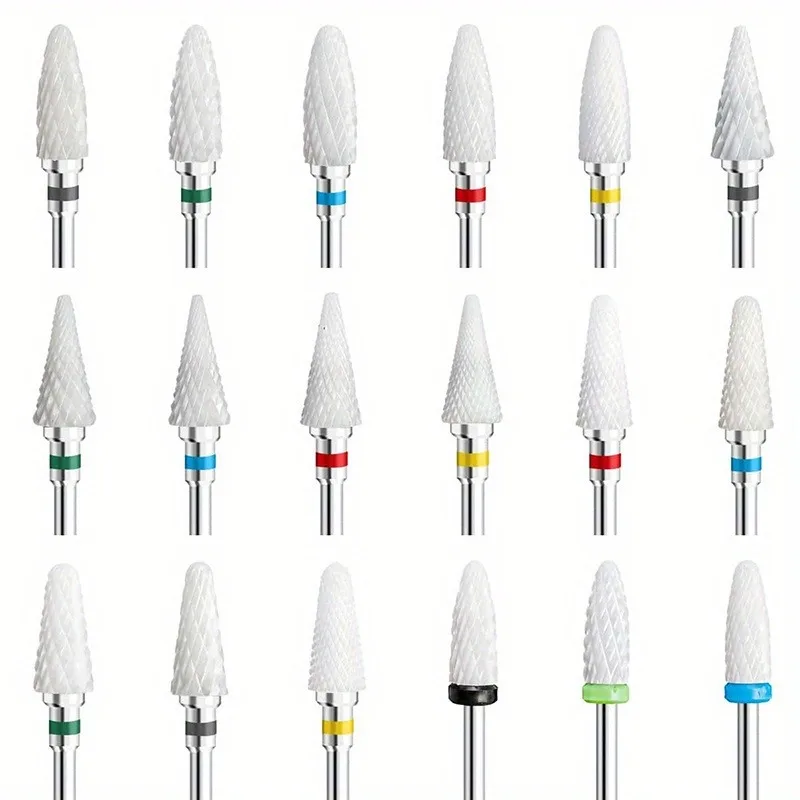 1Pcs Ceramic Milling Cutter Nail Drill Bits Electric Manicure Drills Pedicure Mill Bits Machine Files Nail Art accessories Tool