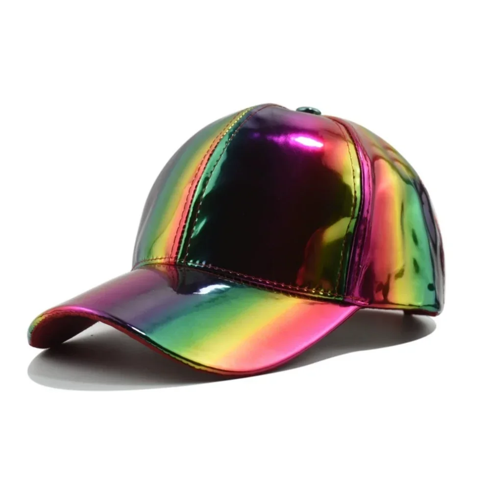 Unisex Rainbow Color Changing Baseball Cap Hip Hop Adjustable Bigbang Style Hat