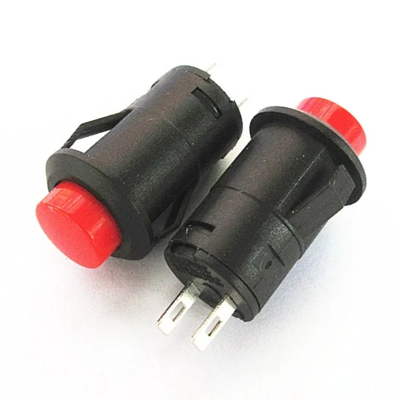 10pcs DS-428/427 snap-fit  12MM Circular button switch Locked self-locking unlocked self resetting