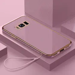 For Samsung J7 Case Galaxy J7 2017 J7 Pro Luxury Square Plating SM-J730 j700 Phone Case ShockProof Soft TPU Silicone Back Cover