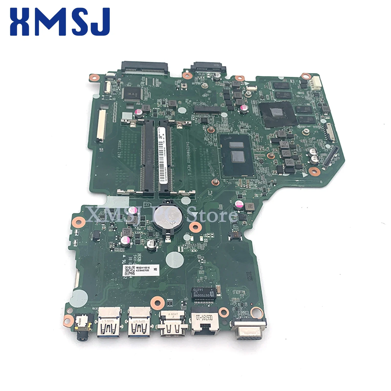 XMSJ Voor Acer Aspire E5-574G F5-572G V3-575G Laptop Moederbord DA0ZRWMB6G0 NBG3H11001 NBG3H 110015   GT940M GPU I5-6200U-CPU