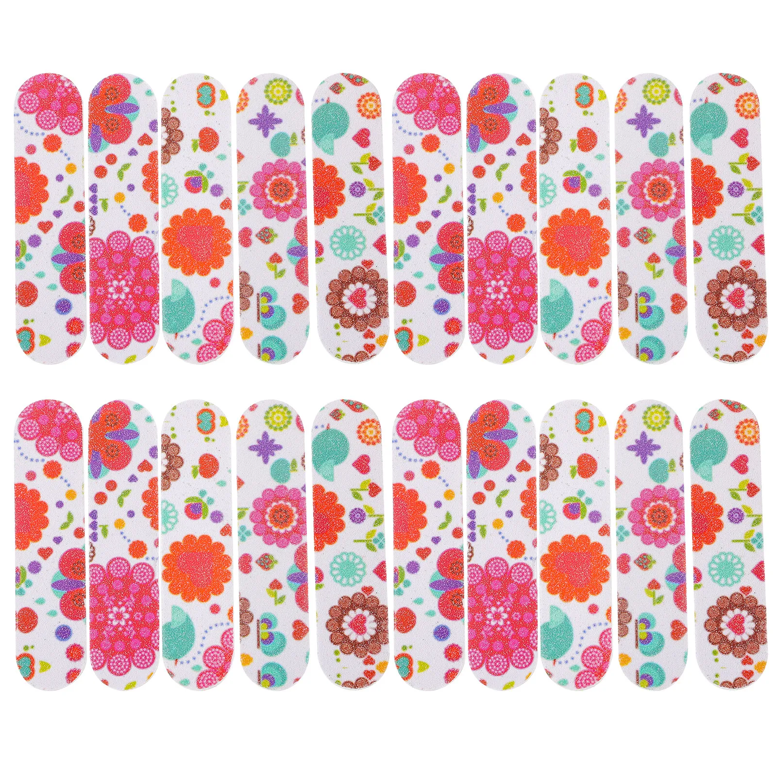 

50pcs Nail File Tools Emery Boards Grit Manicure Pedicure Buffering Files Women Salon Nail Care Accessories