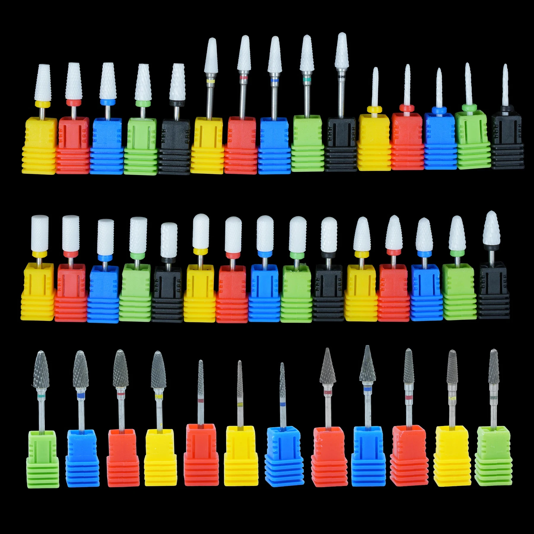 

New Cone Carbide Tungsten Nail Drill Bit Manicure Drill For Milling Cutter Nail Files Buffer Nail Art Equipment Accessory