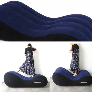 سرير وسادة هوائية كبير قابل للنفخ ، كرسي استلقاء للتشمس المحمول ، كرسي يوغا ، أريكة استرخاء ، وسادة مساعدة للزوجين ، أثاث يتدفقون أعلى 8 مبيعات مقاعد البدلاء للزوجين - رقم 8