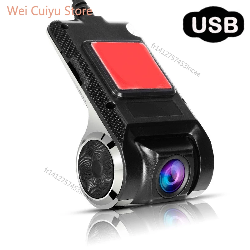 Nouvelle caméra embarquée HD 1080P WIFI pour voiture, enregistreur vidéo ADAS, 170° °   Objectif grand angle avec vision nocturne, capteur G intégré, verrouillage d'urgence et enregistrement en boucle, mini DVR de voiture USB Android Plug & Play pour la surveillance de la sécurité de la conduite du véhicule
