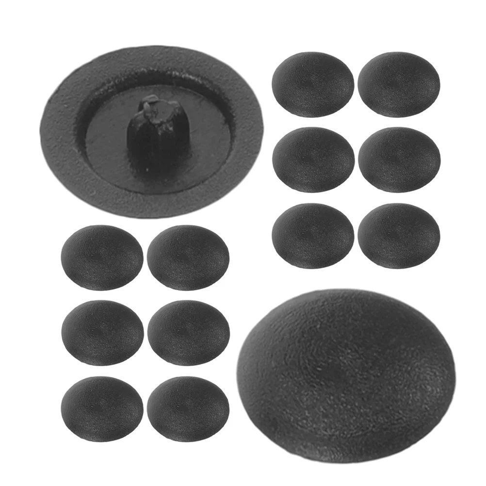 

200pcs Screw Cover Caps Plastic Black For Cross Screws Waterproof Self Tapping Hole Plugs Decorative Fastening Fixings Cap Screw