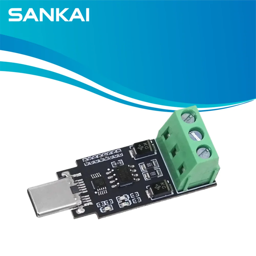 USB Type-C to RS485 OTG Adapter Module, Android Tablet Compatible, Plug & Play Serial Converter