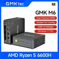 GMKtec Mini Pc M6 AMD Ryzen5 6600H NUCBOX AMD Radeon™ 660M Window 11 Pro WIFI 6E USBC 4.0