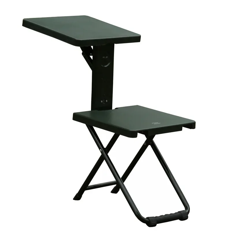Camping Outdoor Folding Chair Multifunctional Folding Stool Outdoor Maza Portable Individual Soldier Learning Chair Writing