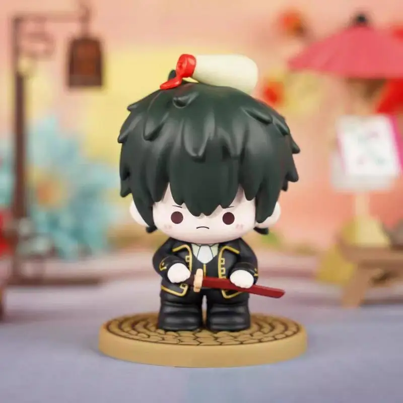 Mailovvie Gintama Yorozuya Series Blind Box Cute Chibi Figure Collectible Doll Desktop Ornament Toy Anime Fans Birthday Gift view 3