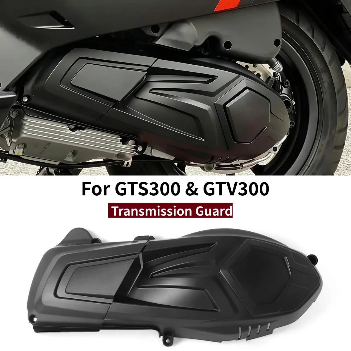 

Крышка двигателя из АБС-пластика для мотоцикла, скутера, глянцевая/матовая защитная крышка трансмиссии, комплект теплового экрана для Vespa GTS 300 GTV 300 GTS GTV 300