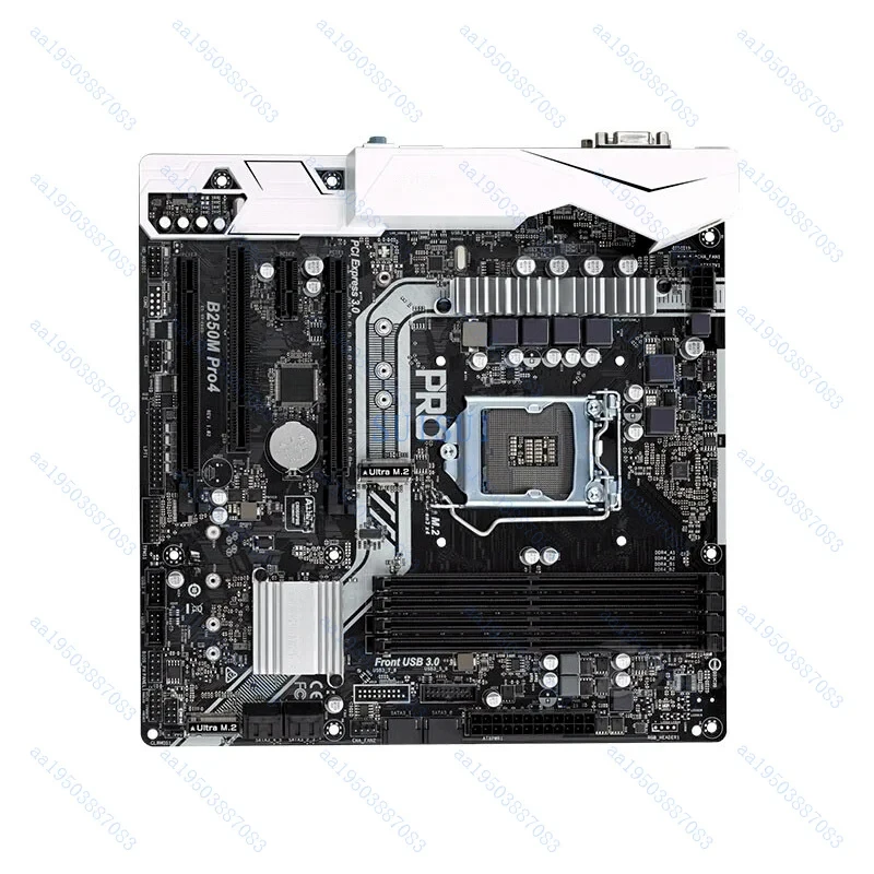 USED For ASROCK B250M-PRO4 Motherboard LGA1151 DDR4 64G HDMI+DVI+VGA M-ATX Tested ok