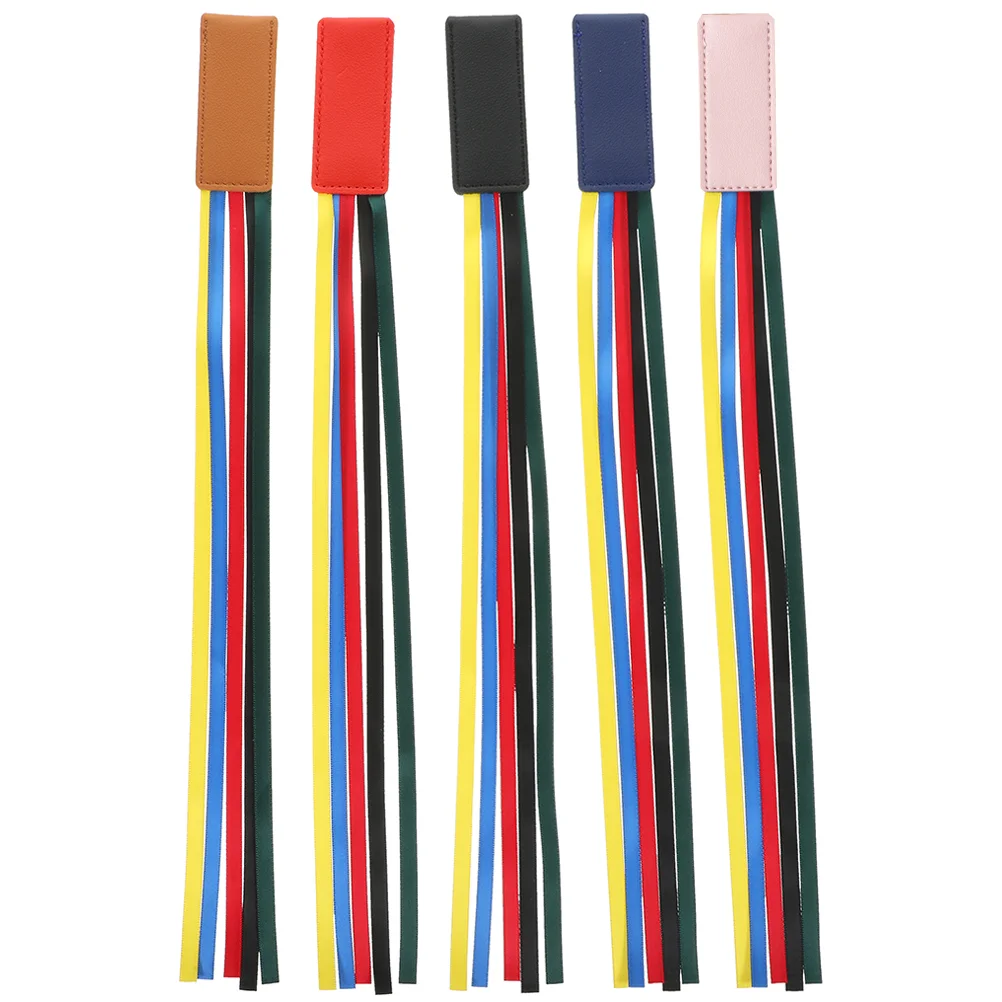 

5 Pcs Bookmarks Ribbon Page Markers Reading Accessories Student