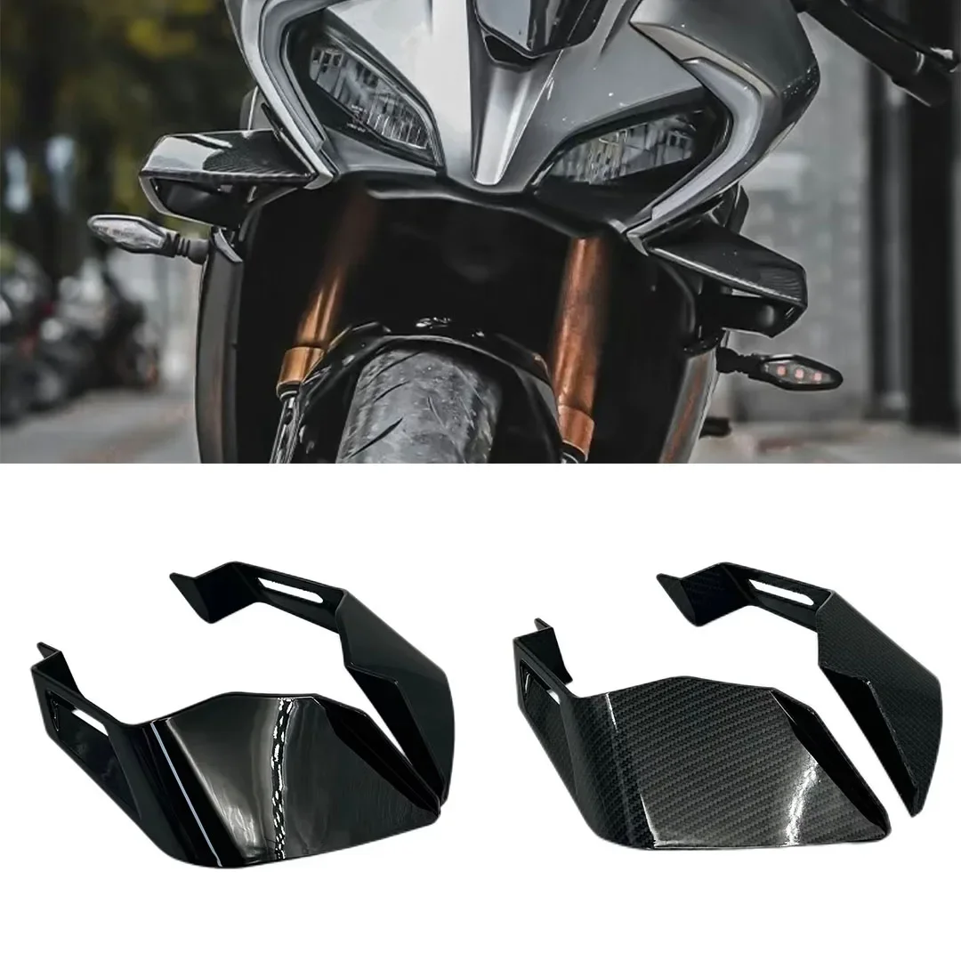 

Для CFMOTO 250SR 300SR MY22 аксессуары для мотоциклов, комплект аэродинамического крыла с фиксированным карбоном Winglet