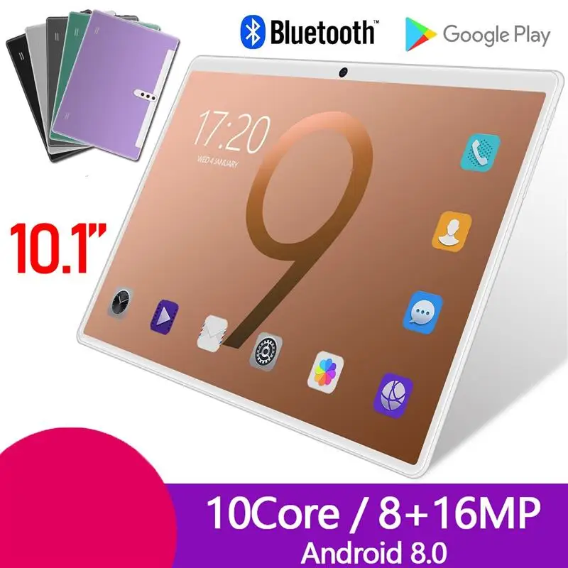 2023 Best Android 9.0 Tablet PC 10.1 Inch 4GB+64GB Wifi Tablets PC Dual Camera Dual Sim Card Phone Tab Kids Tablet