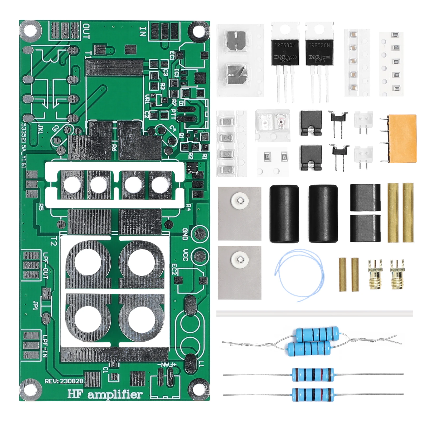 

70W SSB Linear HF Power Amplifier 3.5-30Mhz for FT-817 KX3 Radio AM CW Frequency Modulation Radio Ham DIY Kit