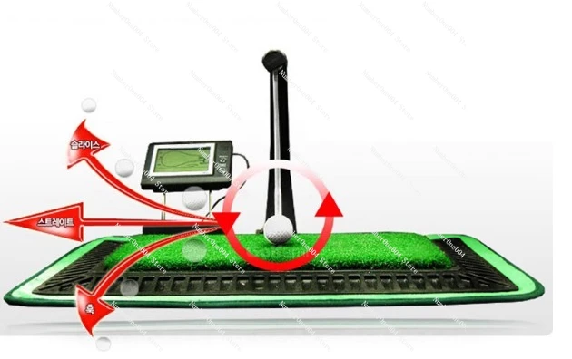 For Indoor Digital Swing Practice Trainer with English Display Screen and Voice Assistant