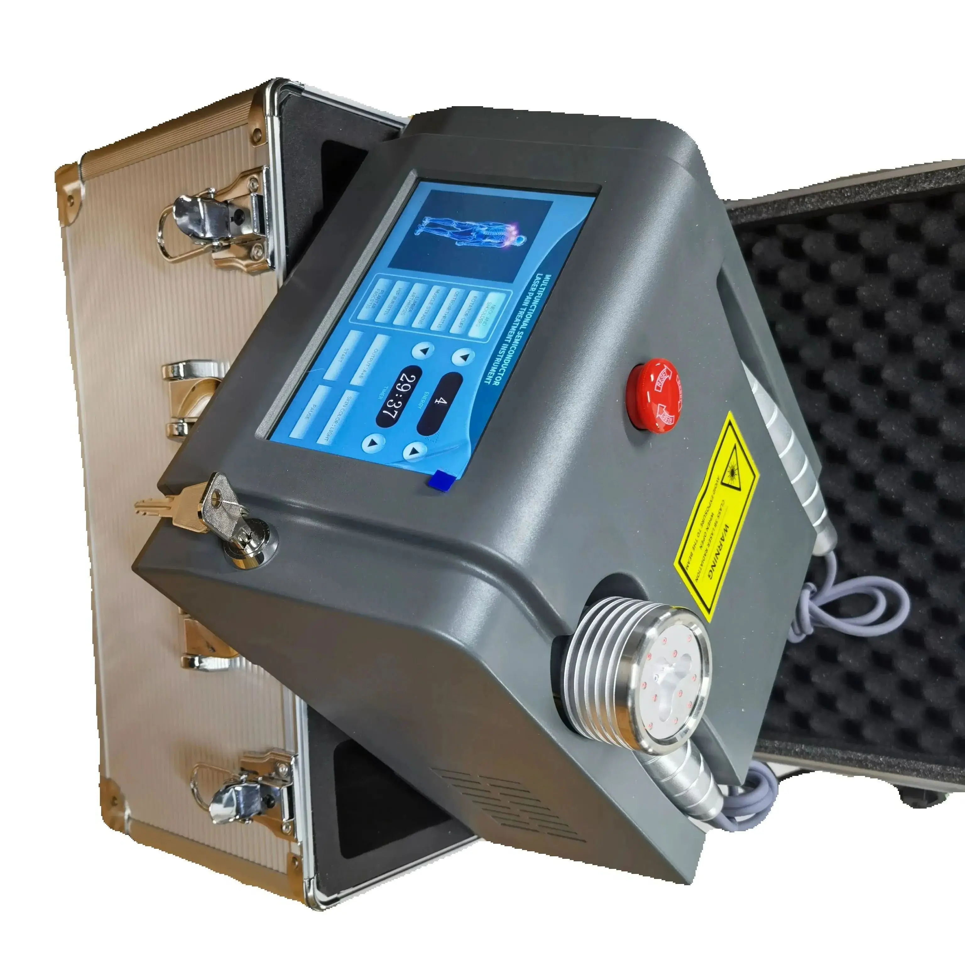 

HLKGO Laser Physiotherapy for Joint Muscle Nerve Pain, 1055mW 808/650nm Pen Rehabilitation Equipment Relief