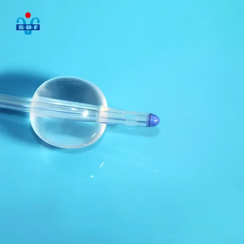 Silicone Temperature Sensor Urinary Foley Catheter Latex Free 3 Way Foley Urinary Tubes big ballon 70 ml 80ml